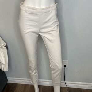 H&m Crop ankle pant Flat Front Side Zip Stretch